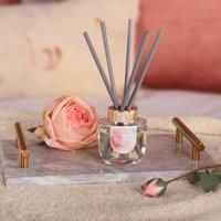 Heart & Home Serene Scents With Love Tea Rose & Vanilla Fragrance Diffuser - Luxury, Flame Free | Long Lasting Aroma | Enchanting Romantic Scent