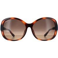 Salvatore Ferragamo Brown Gradient Butterfly Sunglasses SF744SLA 214 59