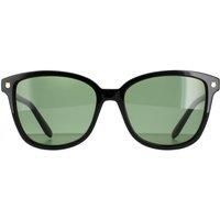 Salvatore Ferragamo SF815S 001 Lady's Sunglasses Blck Frame Green Lens 56-17-140