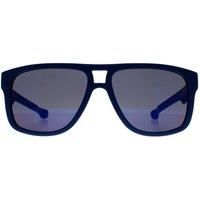 LACOSTE L817S 424 Sunglasses Blue Frame Grey Lenses 57mm