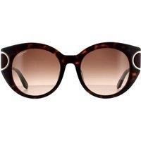 Cat Eye Tortoise Brown Gradient Sunglasses