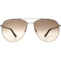 Salvatore Ferragamo Unisex Sunglasses Gold Frame Grey Gradient Lens SF157S 717