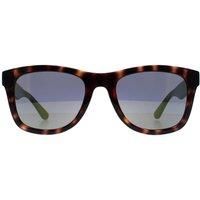 Lacoste Sunglasses Brown Havana with Black Arms/ Gold Mirror Lenses L789 214