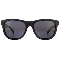 Square Matte Black Grey Sunglasses
