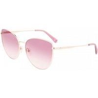 LONGCHAMP LO158S 729 Sunglasses Rose Gold Frame Rose Lenses 60mm
