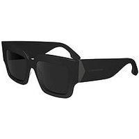 Victoria Beckham VB667S Sunglasses, 001 Black, 6 1/2