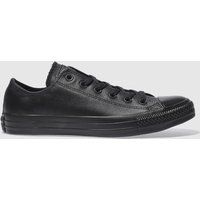 Converse Chuck Taylor Ct As Ox Leather, Unisex Adults’ Fitness, Black (Black Mono 001), 7.5 UK (41 EU)