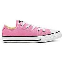 Converse Junior Chuck Taylor AS Core Ox Lace-Up Pink 3J238 2 UK