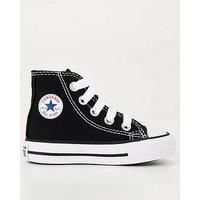 Converse Chuck Taylor All Star Ox Infant Unisex Trainers -Black