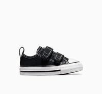 Converse All Star 2vlace Black White - 9 Infant UK