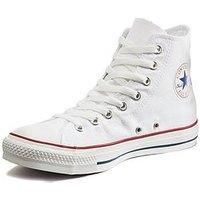Converse Chuck Taylor All Star Leather 1T406, Trainers, White, 10 UK