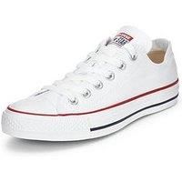 Converse All Star ox Canvas MENS Trainers Shoes White Size 8.5 UK / 42 EU