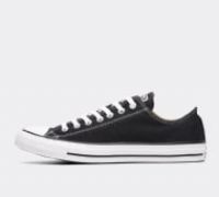 Converse All Star Ox Canvas Black Trainers-UK 10