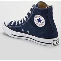 Converse Chuck Taylor All Star Navy White Hi Unisex Trainers Boots