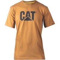 Caterpillar Clothing CAT Workwear Mens Classic Trademark Durable Shape Retaining T-Shirt Bronze