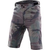 Troy Lee Designs Flowline MTB Shorts with Liner Camo Woodland