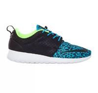 Nike Roshe Run FB Rosherun - 2013 - Blue Leopard - Size UK 8 (EU 42.5) US 9