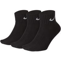 Nike Socks 3 Pairs Mens Womens Crew Ankle Liner Cotton Sports Socks Size UK 2-14