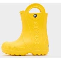 Crocs Handle It Rain Girls Wellies Yellow 3 UK