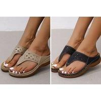 Arch Support Sandals - 6 Sizes & 3 Colours! - Beige