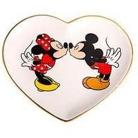 Disney Minnie & Mickey Mouse Multicoloured Gift Heart Shaped Trinket Tray VC700063L.PH