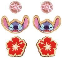 Disney Lilo & Stitch Multicoloured enamel Costume 3pc Earring Set SH00622YRPL,One Size,SH00622YRPL AMZ