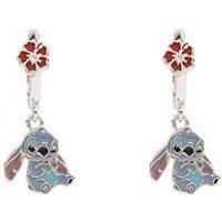 Disney Stitch Dangle Hoop Earrings