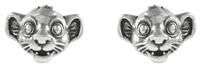 Disney Sterling Silver Lion King Simba Stud Earrings