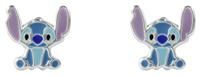 Disney Stitch Womens Sterling Silver Enamel Stud Earrings