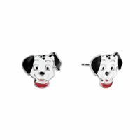 Disney Classics 101 Dalmatians Sterling Silver Enamel Stud Earrings