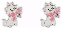 Disney Aristocats Marie Silver Plated Stud Earrings