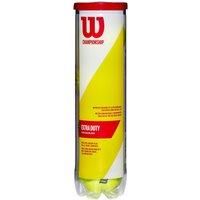 Wilson Tennis Balls, Champ Extra Duty, 4-Pack Can, for All Surfaces, Yellow, WRT110000