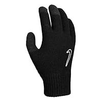 Nike Unisex-Youth YA Knitted TECH and Grip Gloves 2.0, Black, S/M