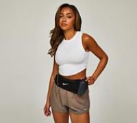Nike Flex Stride Bott Waist Bag 082 Black/Black/Silver One Size