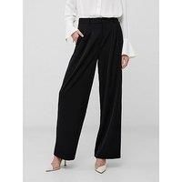 French Connection Suit Trousers With Concealed Pockets - Black
