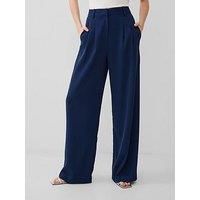 French Connection Suit Trousers With Concealed Pockets - Blue
