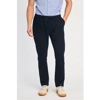 Linen Blend Cuffed Trousers