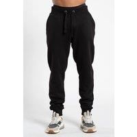 French Connection Men's Cotton Blend Joggers in Black | Size: Large