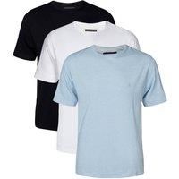 3 Pack Cotton Crew Neck Short Sleeve T-Shirts