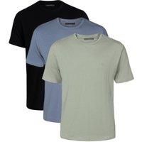 3 Pack Cotton Crew Neck Short Sleeve T-Shirts