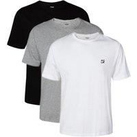 3 Pack Cotton Crew Neck Short Sleeve FCUK T-Shirts
