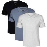 3 Pack Cotton Short Sleeve Polo Shirts
