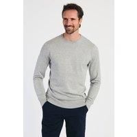 Crew Neck Long Sleeve Knitted Jumper