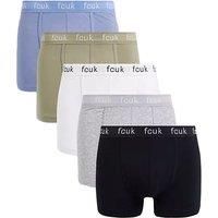 5 Pack FCUK Cotton Stretch Boxers