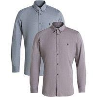2 Pack Cotton Long Sleeve Oxford Shirt