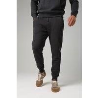 French Connection Men's Cotton Blend Joggers in Charcoal | Size: Large