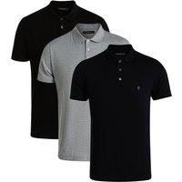 3 Pack Cotton Short Sleeve Polo Shirts