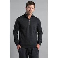 Cotton Blend Half-Zip Jumper