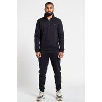 Cotton Blend 1/2 Zip Jumper and Jogger Tracksuit Co-Ord