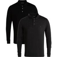 2 Pack Cotton Long Sleeve Polo Shirts